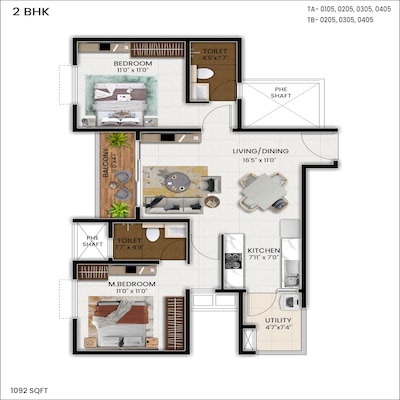 floorplans & masterplan of Genurise North Park